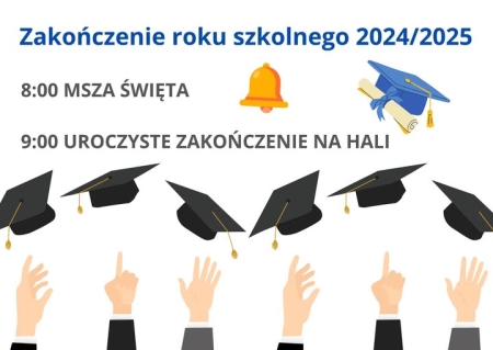 Zakończenie roku szkolnego 2024/2025.